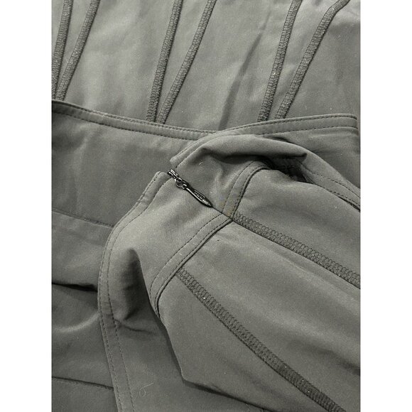 Athleta Womens Black A Line Skiort Size 14 Athletic Tennis Skirt - Picture 8 of 11